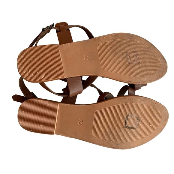 Elegant Tan Women's Sandals - Picture 5 of 7